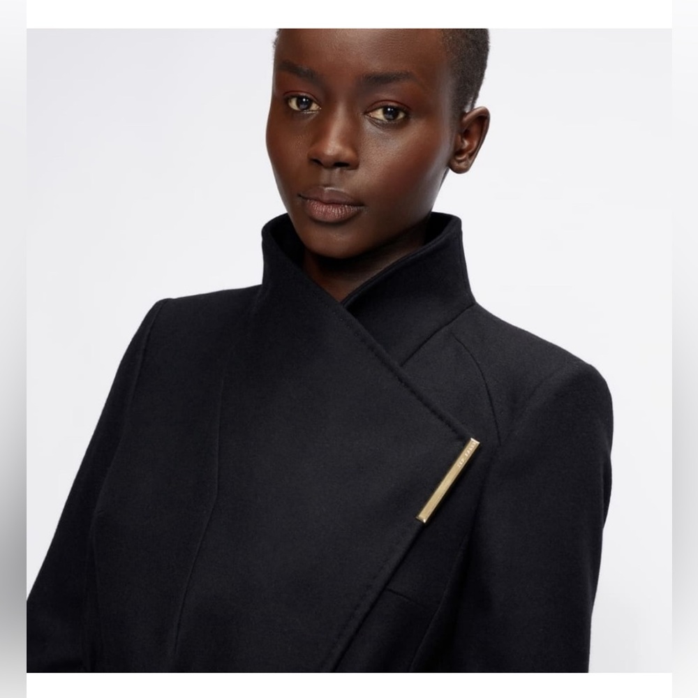 Ted Baker Wool Wrap Coat - Picture 10 of 12